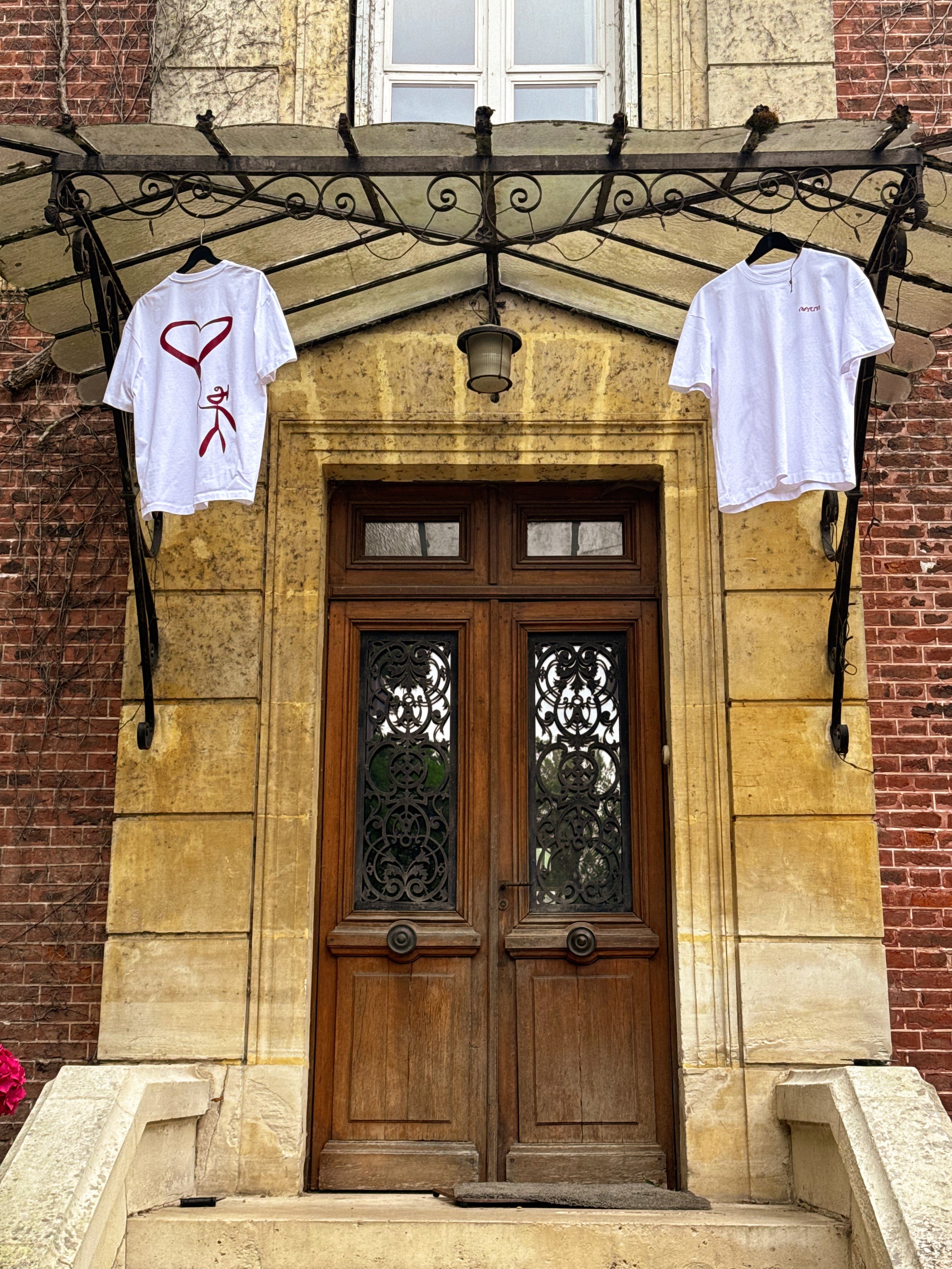 T-SHIRT "அmour" - BLANC